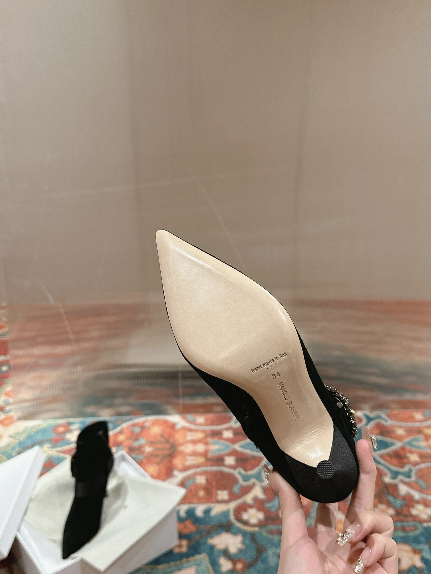 COCO-- M19o8o 223-1450-0015 Heel height：8.5CM Calfskin item:D-X158F1227
